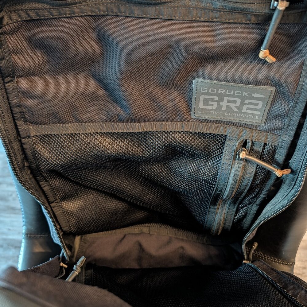 GORUCK GR2 34L 1000D Cordura (2020 Model) – Black + Bonus Water Bottle Pocket - Picture 9 of 9